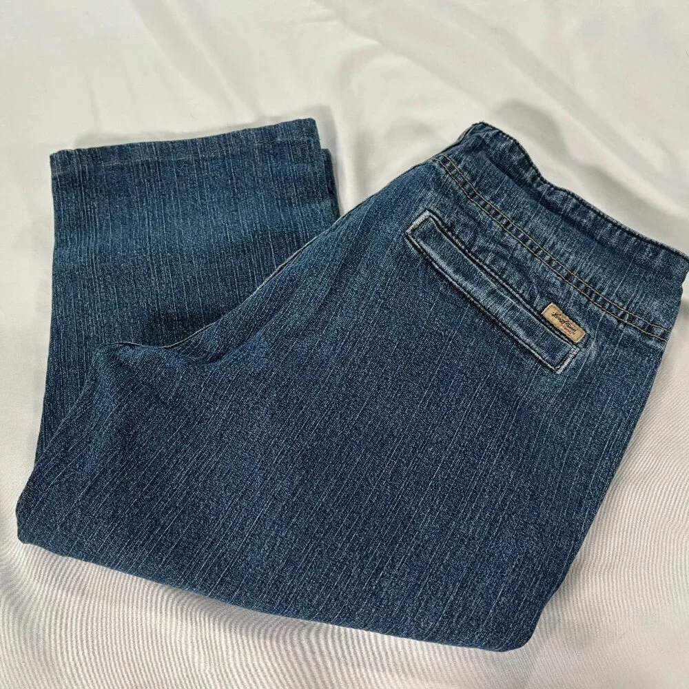 Signature Levi Strauss Denim Jean Capris Size Misses 10   Lot A